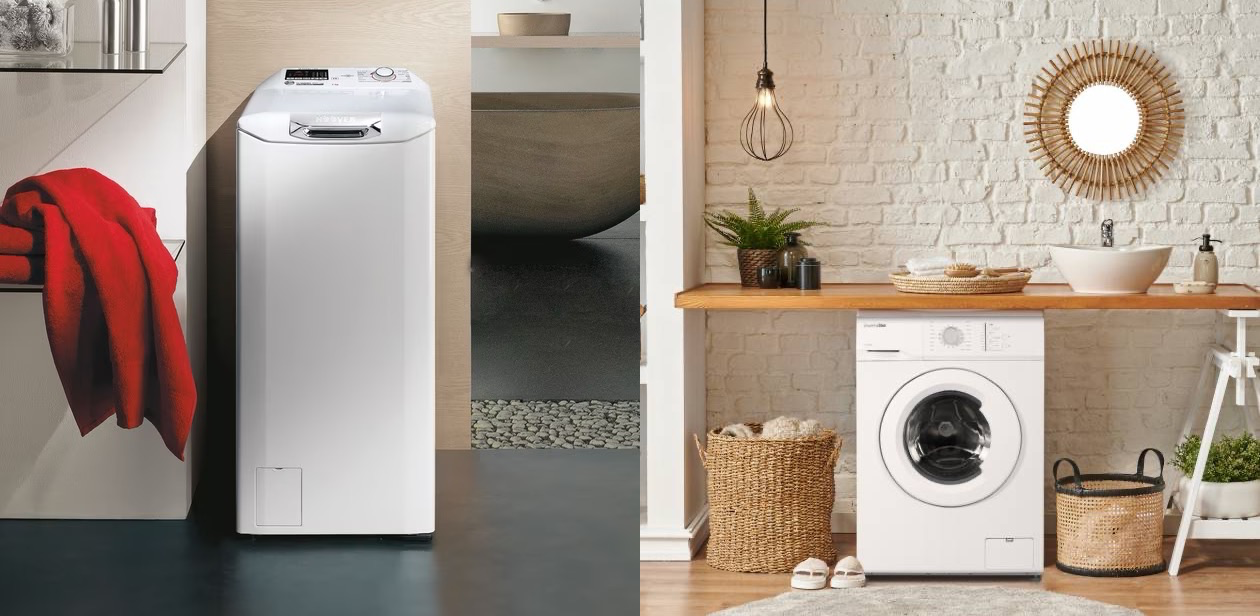 Lavadoras de carga superior vs carga frontal