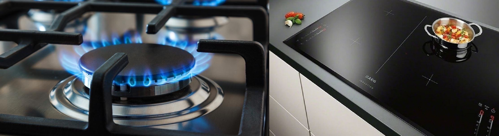 Placa de inducción VS. gas