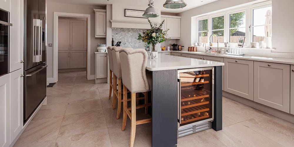 Vinotecas encastrables en la cocina