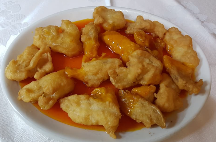 Pescado agridulce