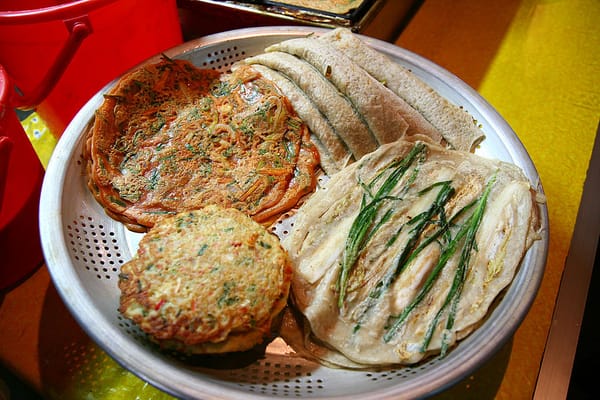 Jeon de gambas y cebolla