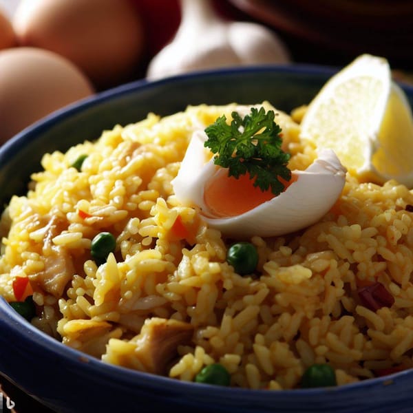 kedgeree, un plato hindú de arroz y pescado