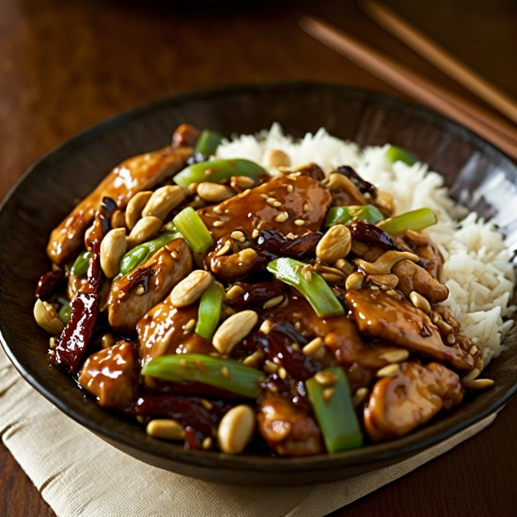 Receta de Pollo Kung Pao: El sabor auténtico de la cocina china en casa