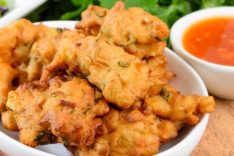 Thai corn fritters