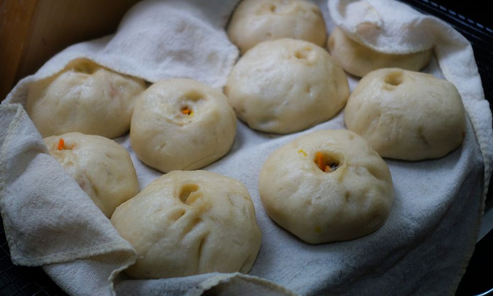 Baozi relleno