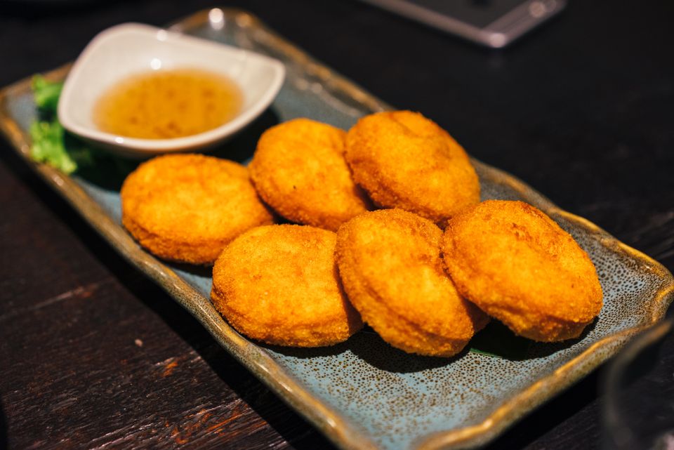 Pasteles de Gambas Tailandeses