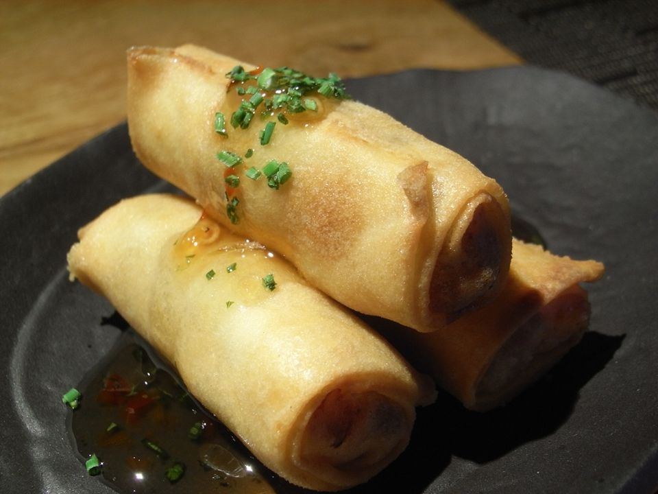 Deliciosos rollitos de primavera chinos