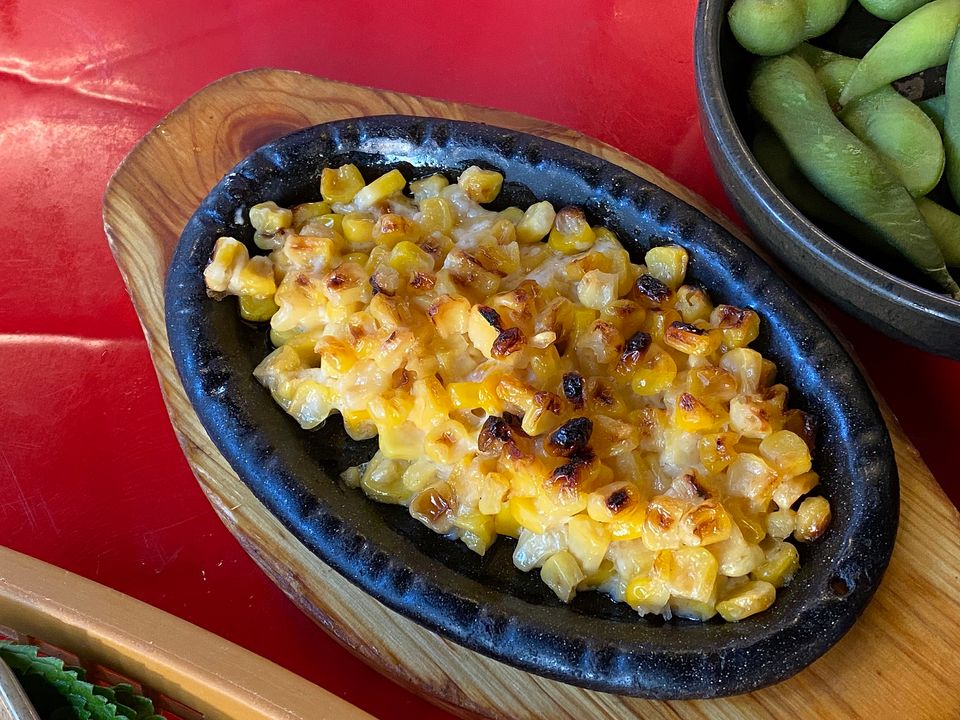  Plato de Korean Corn Cheese