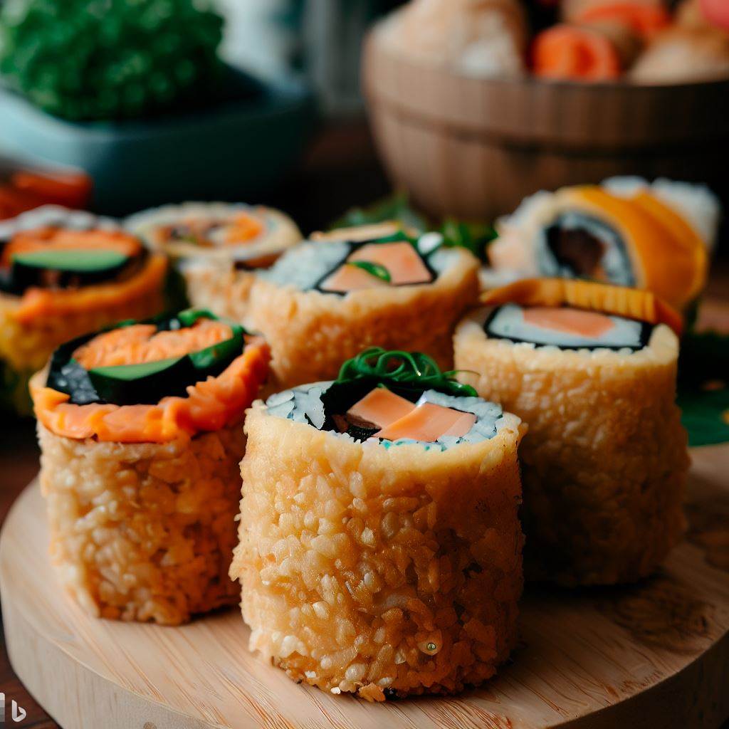 Timbales de sushi