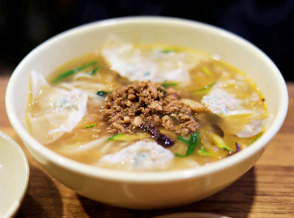 Sopa de carne picada de cerdo al estilo coreano