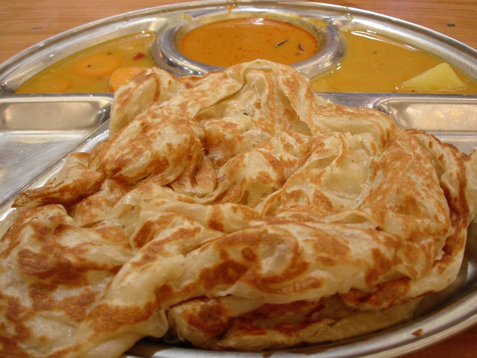 Roti canai, pan plano malasio