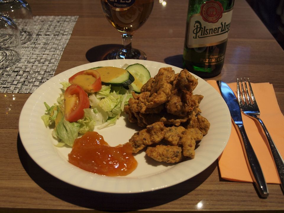 Pakoras de pollo, un aperitivo indio crujiente y picante