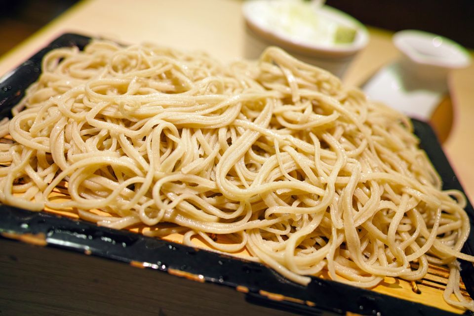 Fideos soba caseros