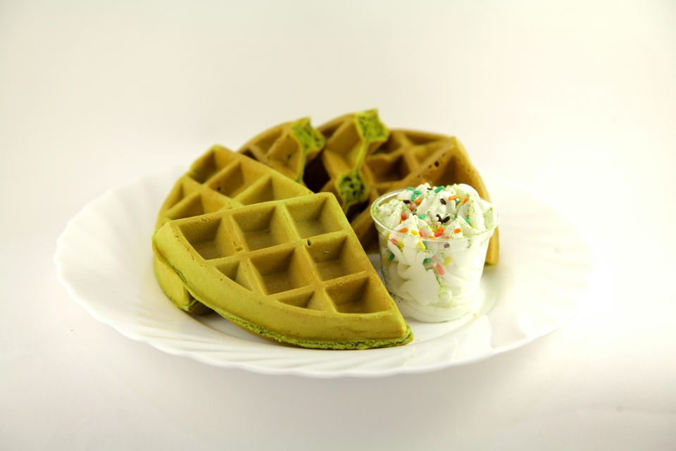 Cómo hacer Pandan Waffles