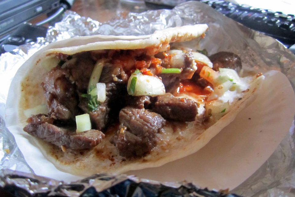 Galbi taco, el taco con costillas de ternera al estilo coreano