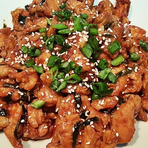 Dak Bulgogi, pollo marinado al estilo coreano