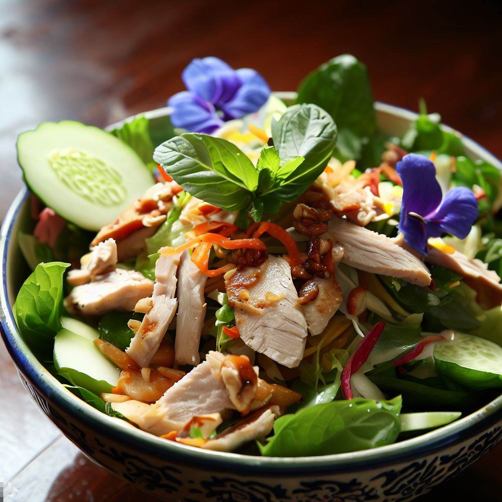 Ensalada de pollo vietnamita