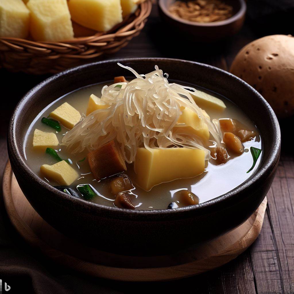 Sopa de patata coreana