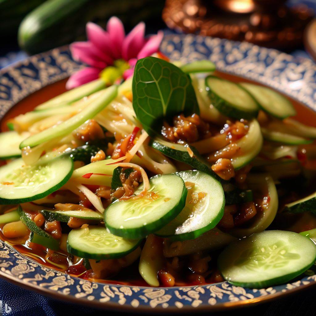 Ensalada Tailandesa de Pepinos