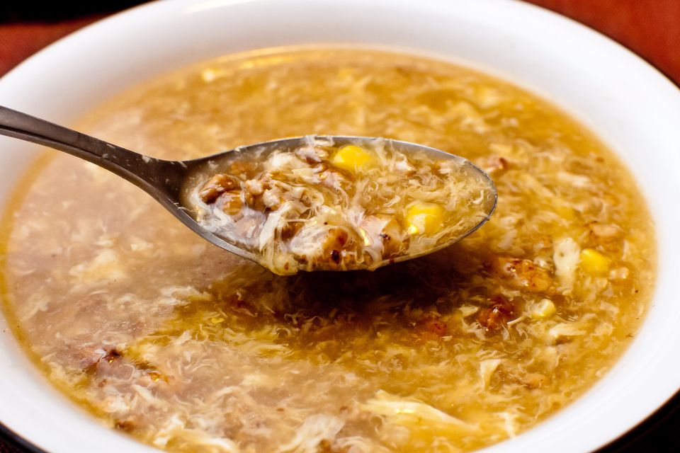 Sopa de huevo casera