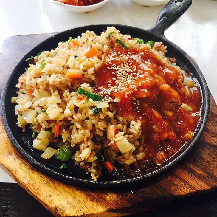 Arroz frito con gochujang