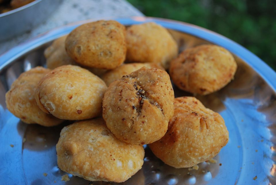 Kachori de guisantes, un aperitivo vegano de la India