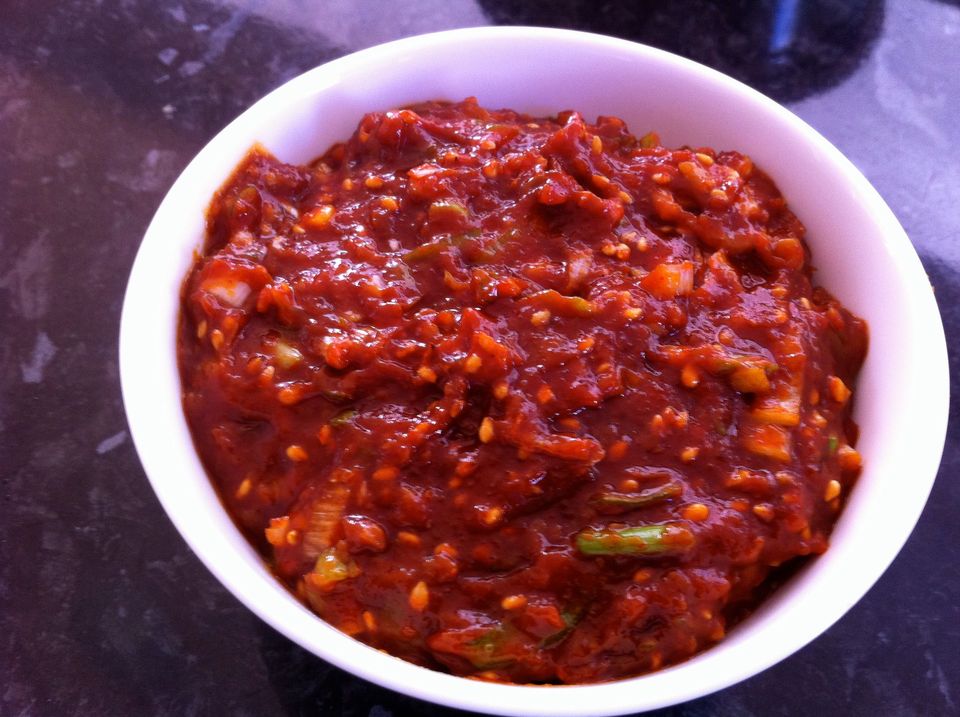 Sambal casero: una salsa picante asiática