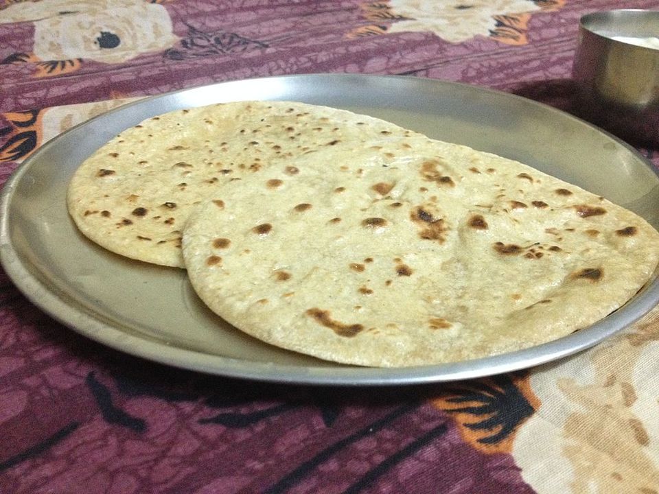 Chapati, el pan plano indio sin levadura