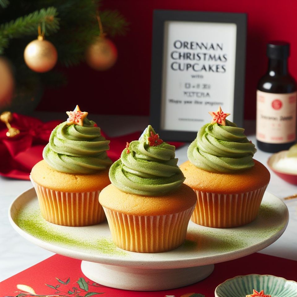 Cupcakes navideños de yuzu con glaseado de matcha: receta oriental para sorprender