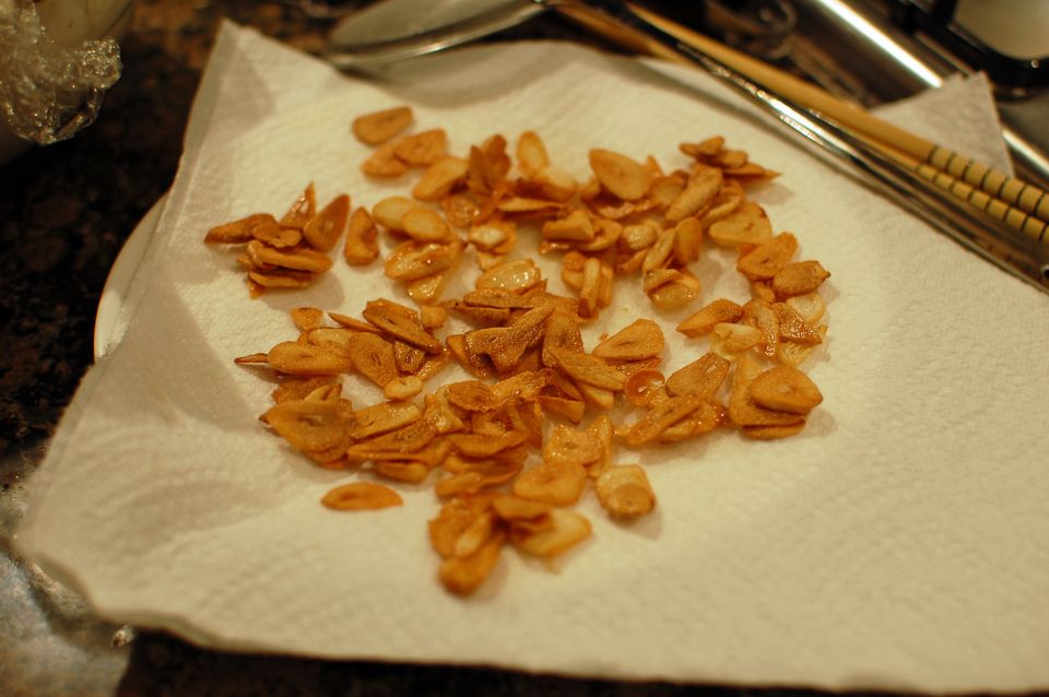 chips de ajo caseros