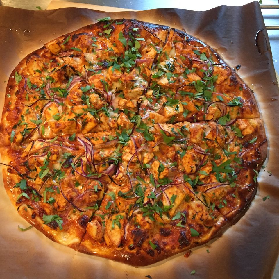  Pizzas de pollo tikka masala