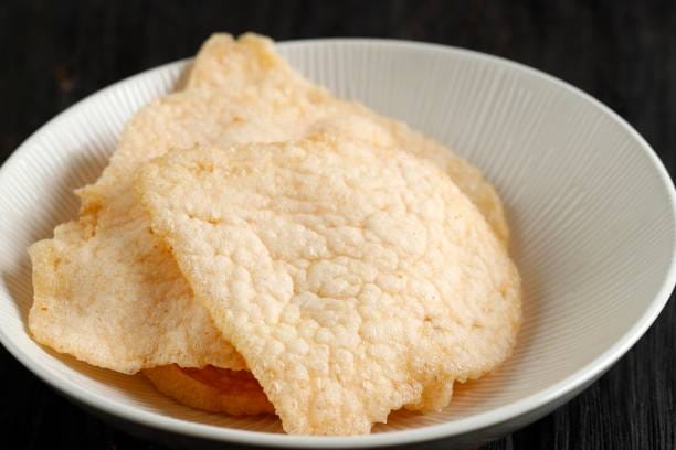 Krupuk Udang caseros, los crujientes de gambas indonesios