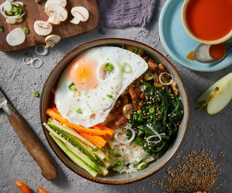 Korean bowl: un plato saludable y delicioso