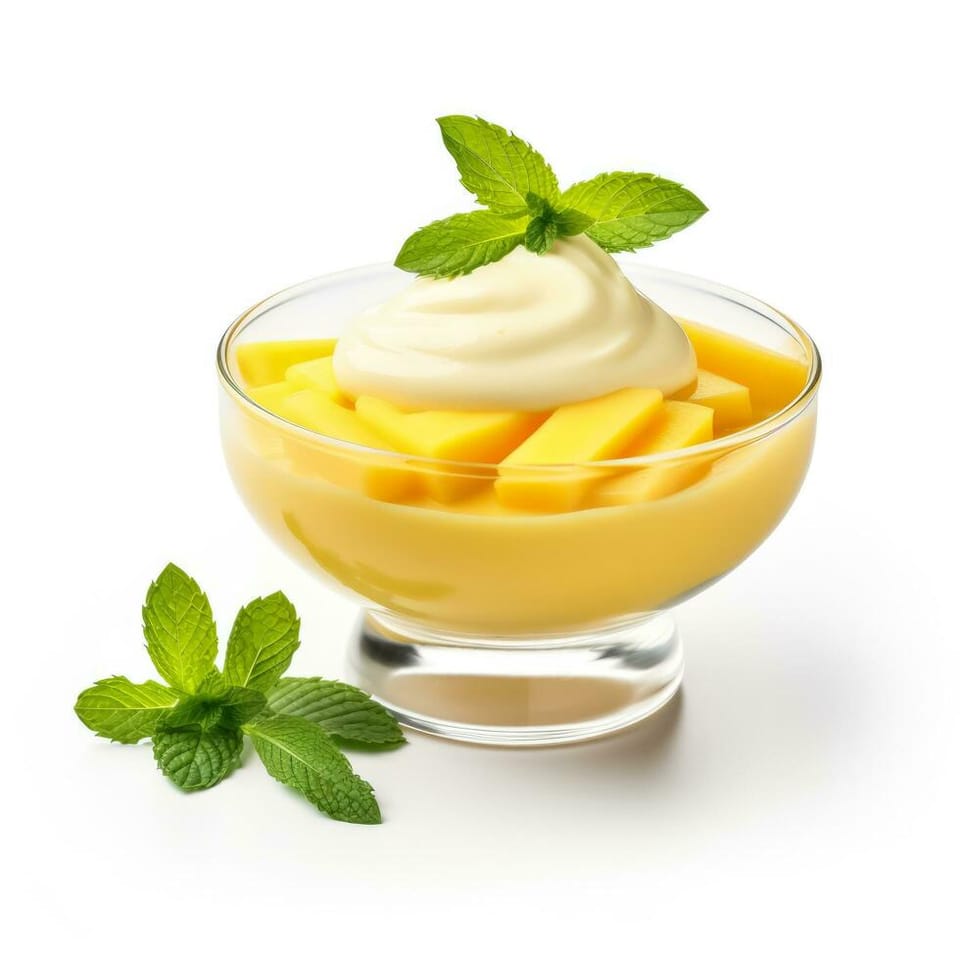 pudding de mango
